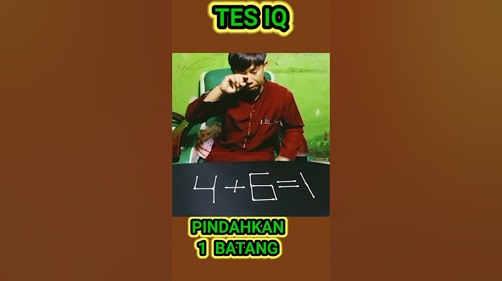 Tes IQ.pindahkan sati batang korek,supaya soal jadi betul.#shorts