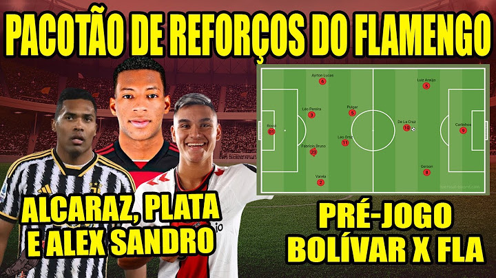 #CafeComLeal59 TUDO DE BOLÍVAR X FLAMENGO | ALCARAZ, PLATA, ALEX SANDRO: PACOTÃO DE REFORÇOS