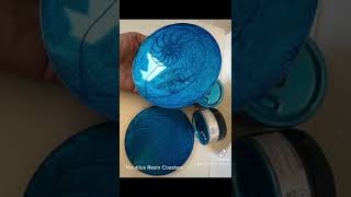 Nautilus Resin coasters