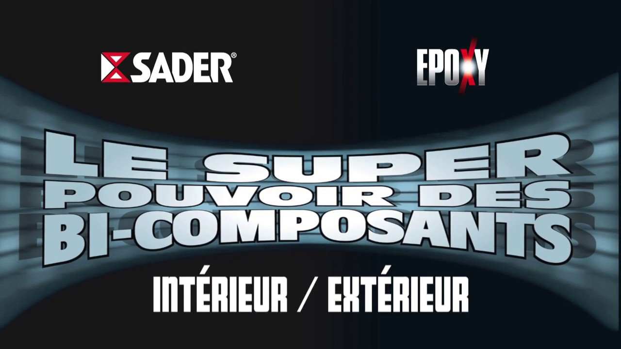 Colle Epoxy Bi-composant Rapide SADER disponible en Tunisie