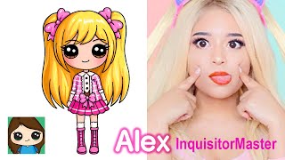 How to Draw Alex InquisitorMaster | Famous YouTuber