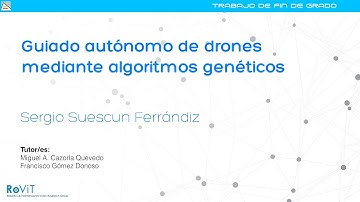 Guiado autónomo de drones mediante algoritmos genéticos