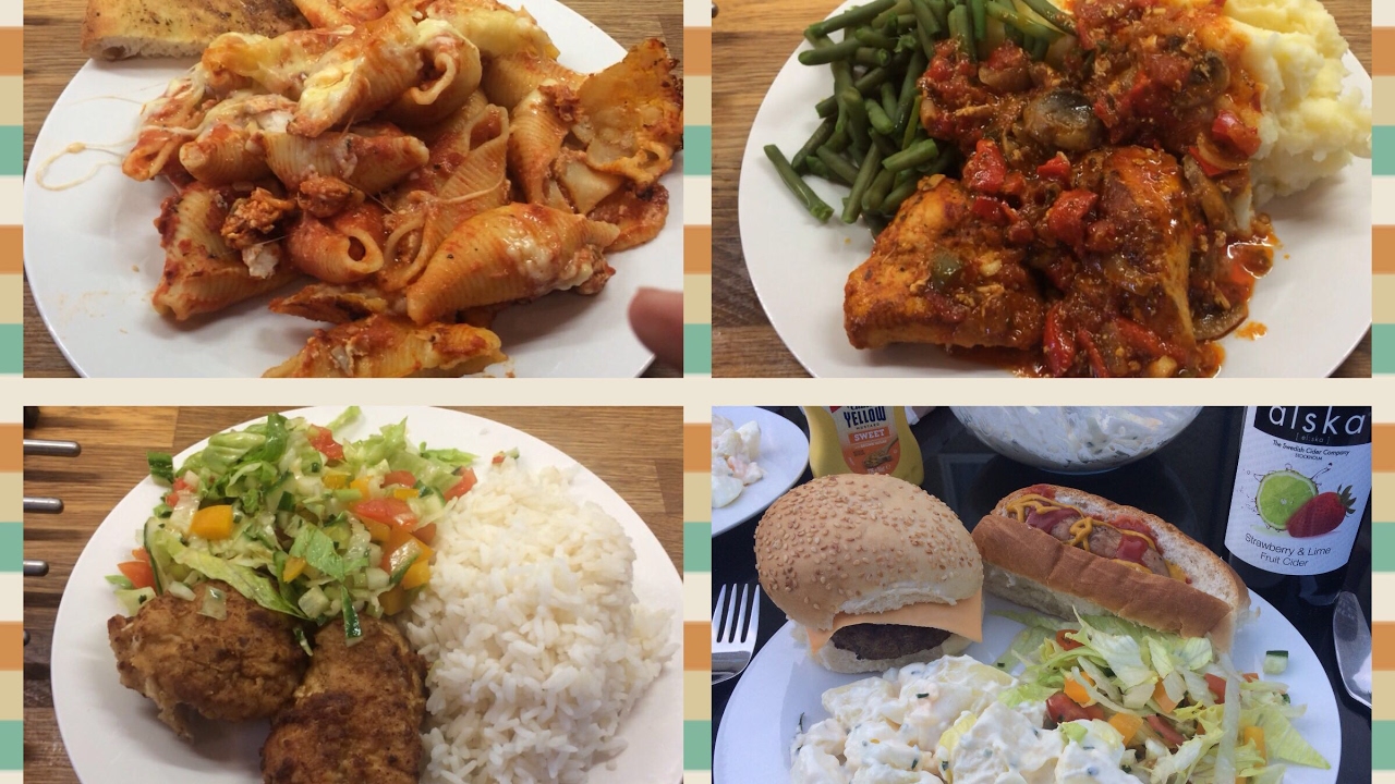 Week Of Family Meals 3/4-9/4 - YouTube