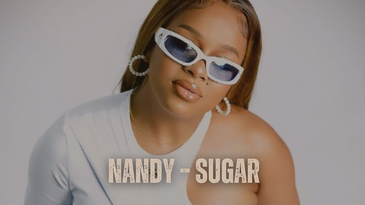 Nandy – Sugar | Official Lyrics Video | Sing Along | World of Lyrics