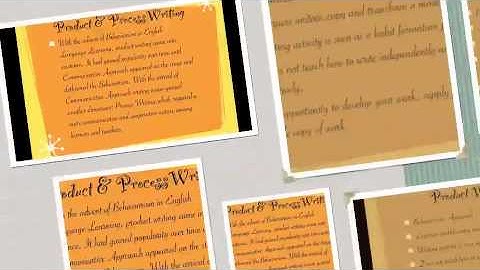 Product Writing vs Process Writing