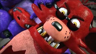 Five Nights At Freddys .Bonnie Vs Foxy. - Fnaf Fight Animation