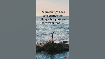 You can’t go back and change the things #shorts #motivation #quotes #lifelessons #change #success