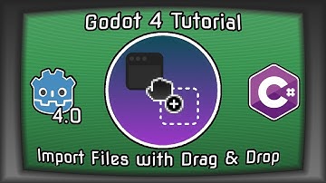 Godot 4 C# Tutorial #2 - How to Import files from your operating system with drag and drop.