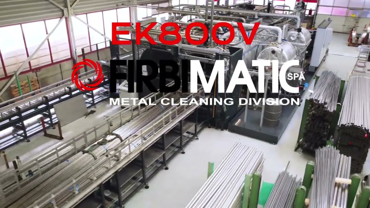 EK800V Tube Cleaning System by FIRBIMATIC: Advanced Straight Pipe Cleaning machine