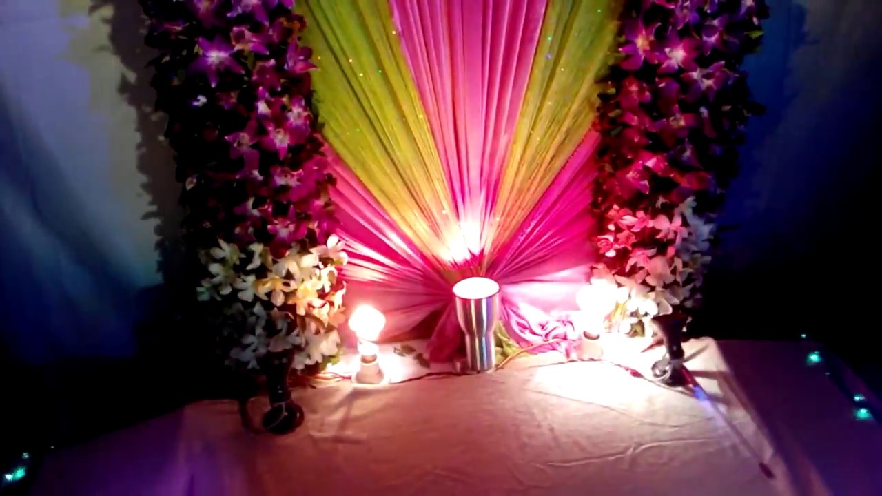  Ganpati  Decoration  at Home  2014 YouTube 
