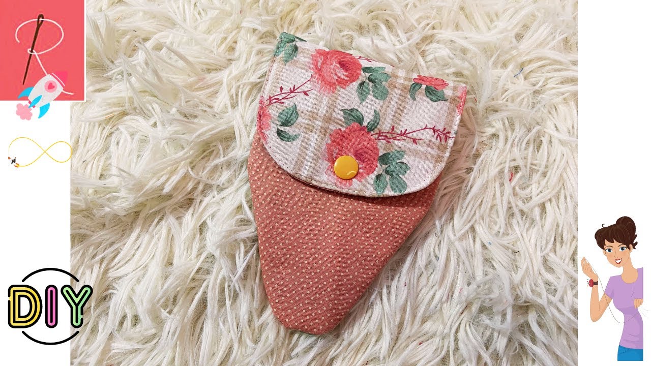 COMO FAZER PORTA ALICATE DE CUTÍCULAS DE TECIDO ⭐️ COSTURA CRIATIVA