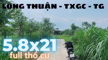 MS266 Mở bán 4 nền đất đẹp giá đầu tư Long Thuận thị xã Gò Công TG
