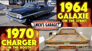 70 Dodge Charger Body Restoration - PLUS - Open Exhaust 64 Ford Galaxie by Nick's Garage 23,968 views 1 month ago 37 minutes