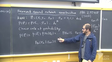 Juan Carrasquilla: Machine Learning for Quantum Matter - Class 4 of 4