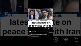 Latest update on peace talks with Iran