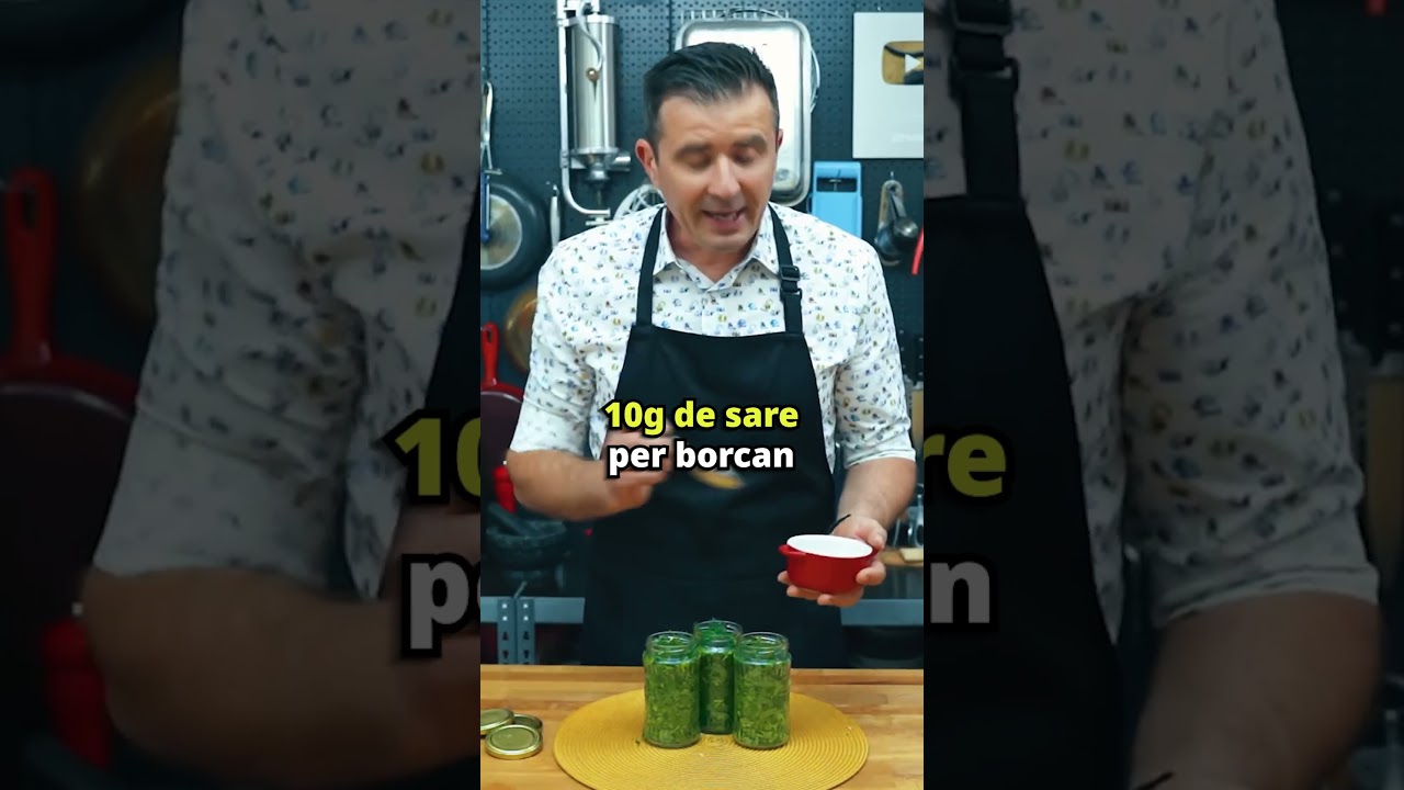 👉Cum să pui leușteanul pentru iarnă în borcan #șefpaulconstantin #muraturi #deliciu #reteteculinare