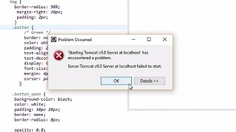 Server Tomcat v 9.0 Server at localhost failed to start.(Solved) | Eclipse | Apache Tomcat