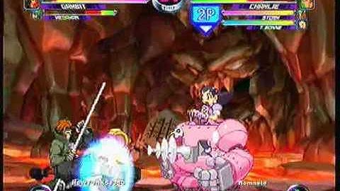 MvC2 Online (360): Josh 360 (MM/Gam/Col) vs Brett (Cha/Storm/Tron) 14 .:11.26.09:.