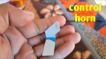 How to make control horn for RC plane | homemade RC control horn