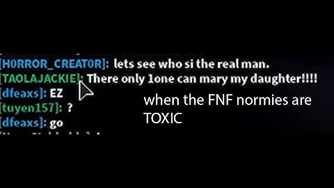 defeating a toxic player in ROBLOX FNF