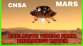 Exclusive videos from zhurong's rover #mars #cnsa