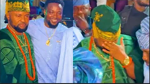 Tears! As Fathia Balogun, Omo Banke,K1 De Ultimate Shut Down Akin Olaiya' Birthday,Rain Money On Him