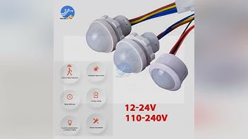 AC110-240V DC12-24V Automatic Sensor Light Switch LED PIR Infrared Motion Sensor Detection Mini LED
