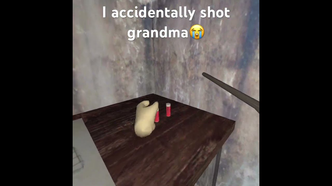 I Accidentally Shot Grandma In Granny Vr Shorts Trending Funny Bigdew Thespicy Breaded