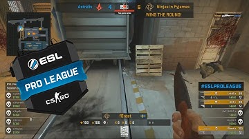 ESL Pro League S8 - Astralis vs NiP - f0rest MVP! - Highlights - CS:GO