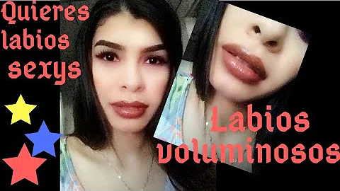 #Mini #Tutorial Quieres labios Sexys y Voluminosos...