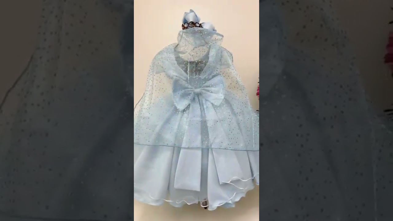 Vestido Infantil Frozen Princesas Capa de Luxo Aniversário - Fabuloso Ateliê