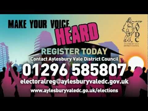 Aylesbury Vale District Council - Register to Vote