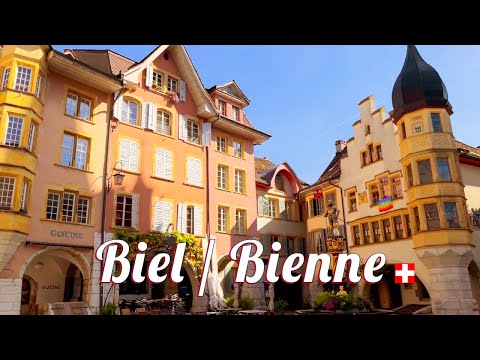 Biel/Bienne, Switzerland 4K - The capital of Swiss watchmaking