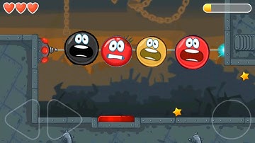 Red Ball 4 - Level 44 with Amazing  Classic Four Balls vs Reverse Gameplay