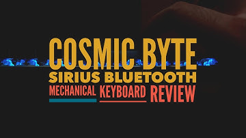Wireless Mechanical Keyboard | Outemu Blue Switches | Cosmic Byte CB-GK-14 Sirius
