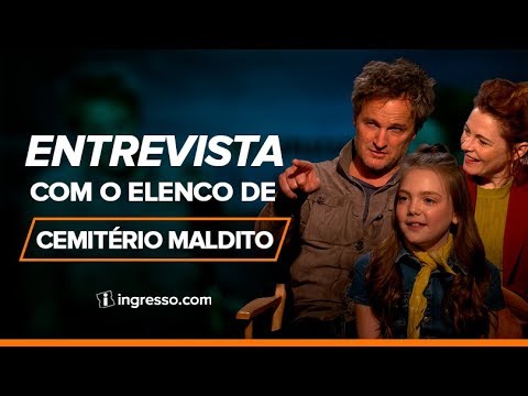 Cemitério Maldito | Entrevista com o elenco | Ingresso.com - YouTube