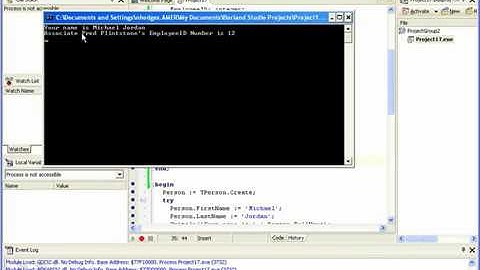 Turbo Delphi - Inheritance