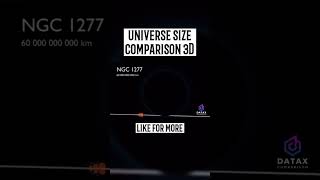 Universe Size Comparison 3D Datax