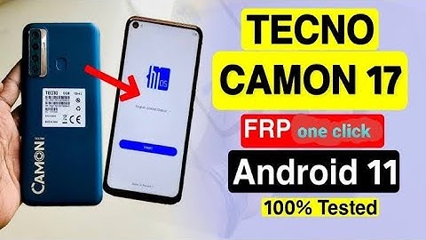 Tecno Camon 17 (CG6j) Hard Reset  & FRP Remo By CM2  One Click.