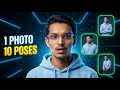 Same Face → 10 Poses 🔥 | 100% Free AI Avatar (No Paid Tool)