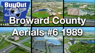 Broward County Florida 1980s Aerials #6 | Miami | Ft. Lauderdale Vintage Stock Footage