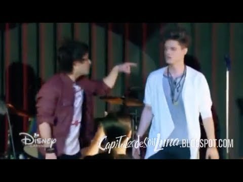 Nico y Pedro se pelean y Simón se cae - Soy Luna 2 (Cap 39)