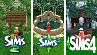 ♦ Sims 2 vs Sims 3 vs Sims 4 : Wishing Well - Evolution