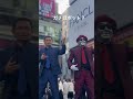 道頓堀でいきなりロボットダンス