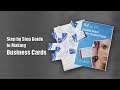 how to print double sided business cards?