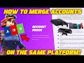 HOW TO MERGE ACCOUNTS ON THE SAME PLATFORM! (Fortnite Account Merging)