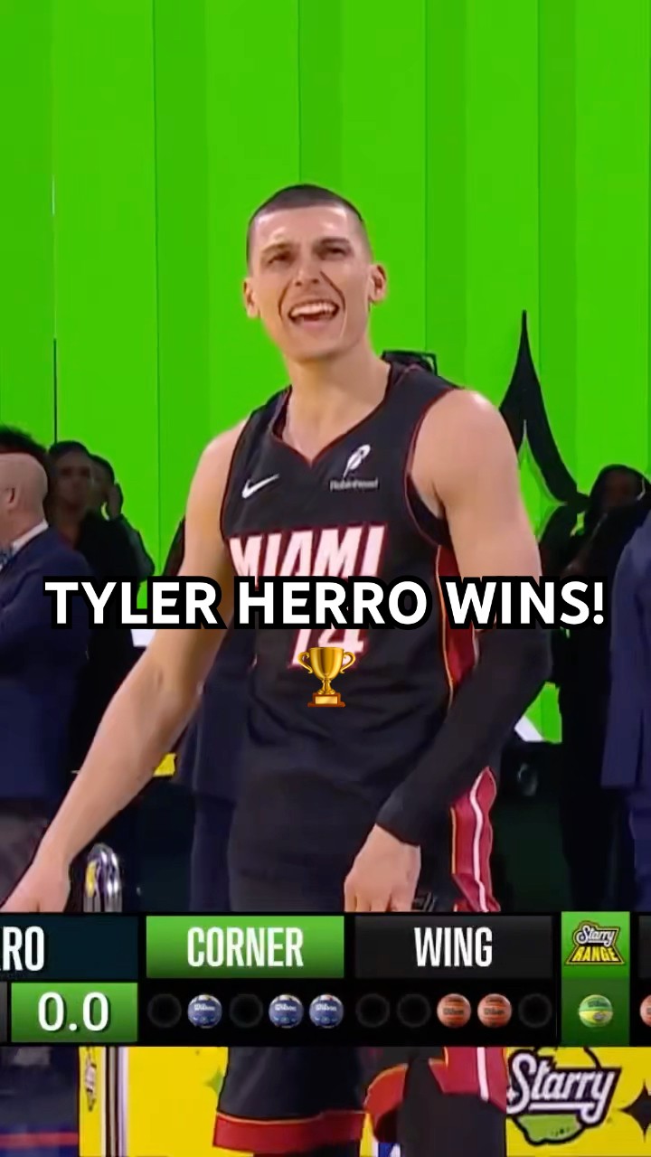 Tyler Herro wins the Starry 3-Point Contest