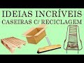 IDEIAS INCRIVEIS CASEIRAS COM RECICLAGEM DE PAPELÃO, MADEIRA DE PALETE CADEIRA DE DESCANSO IDEIAS