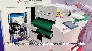 JBJ-9 Cushion roll pillow pack machine for packing comforters quilts pet mats