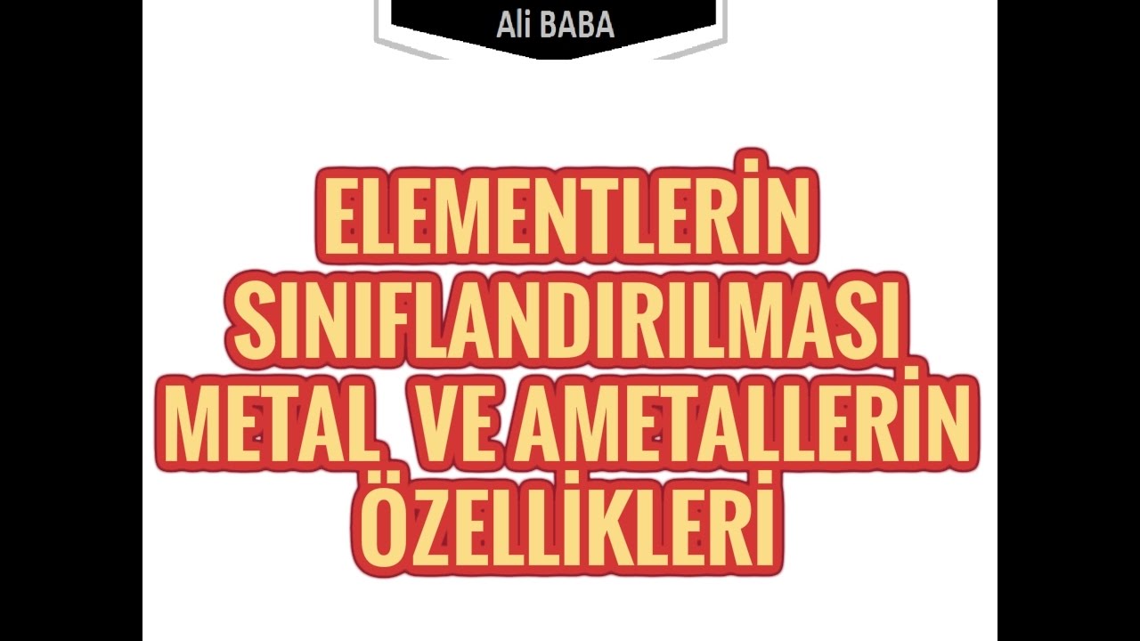 Metal nedir Metallerin özellikleri ve özellikleri Metal nedir Metallerin özellikleri ve özellikleri